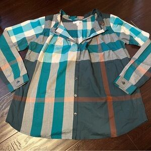 Burberry Kids Bretta Tunic Top Girls 14Y Cotton Luxury Designer